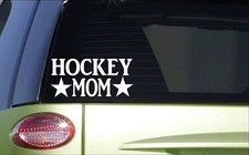 Hockey Mom *H828* 8 inch Sticker decal puck ice skates mask pads uniform goalie