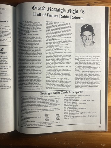 Phillies Today 1983 Official Scorecard Magazine - Scored (Mike Schmidt HR) - Picture 7 of 9