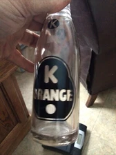 K ORANGE MAVERICK ACL SODA BOTTLE 1961 Beauty . Black Paint Clean . 
