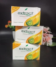 3xOriginal Papaya Extract Whitening Herbal Soap. extract  papaya SOAP. 