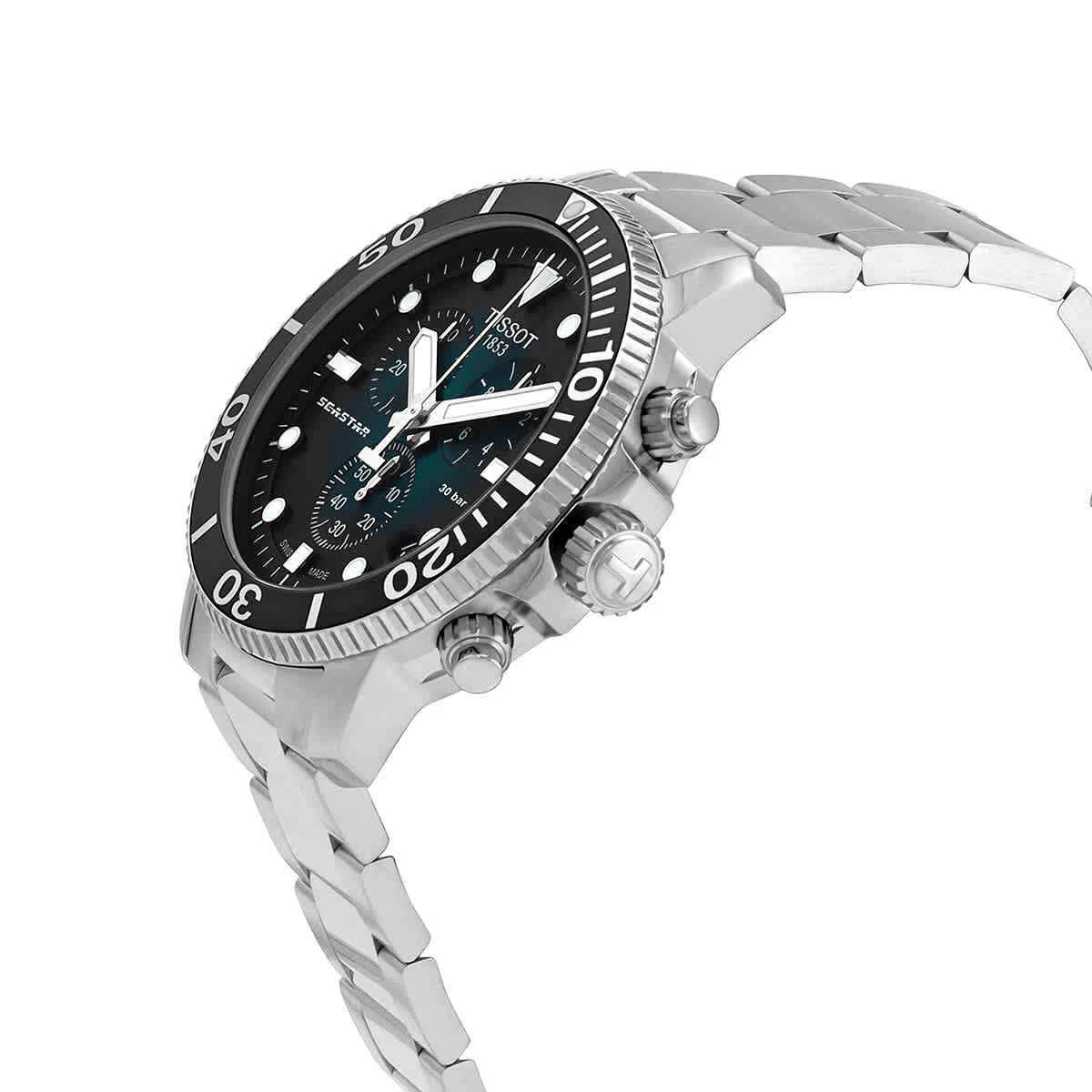 Tissot seastar green dial sale