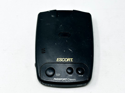 Escort Passport Classic Radar Detector - Turns On, No Power Adapter