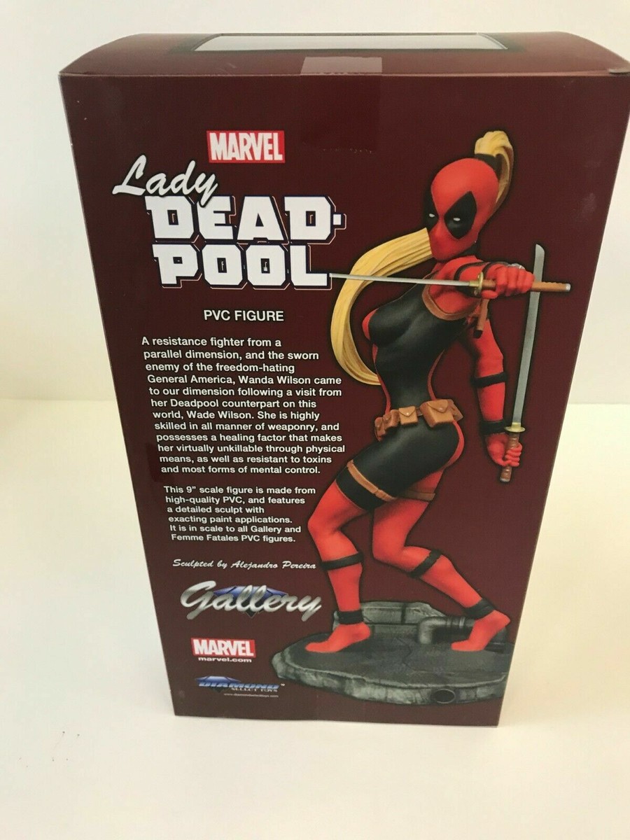 Diamond Select Marvel Gallery LADY DEADPOOL Figure PVC Diamond Select Marvel Gallery LADY DEADPOOL Figure PVC