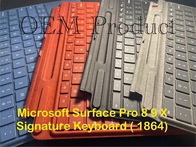 Original Microsoft Surface Pro 8, 9, X ,10,11, Signature Keyboard 1864 8XA-00001