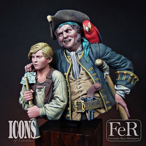 1/12 Resin Figure Bust Pirates for treasure 2 Figures Unassembled Unpainted - Picture 2 of 3