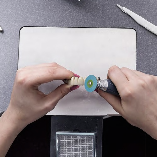 10x Dental Ceramic Diamond Polisher Zirconia Porcelain Polishing