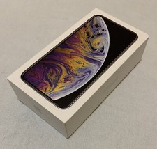 Apple iPhone 10 XS Max, Silver EMPTY BOX ONLY  User Manual  Sim Remover Tool