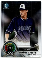 2018 BOWMAN SCOUTS' TOP 100 MACKENZIE GORE SAN DIEGO PADRES #BTP-13