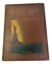 WWI US Military Johnson County Iowa "Roll Call" Commemorative Book