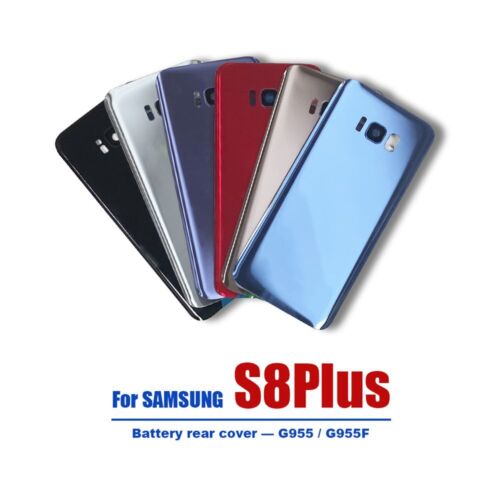 Back Glass For Samsung Galaxy S8 G9550/S8+ Battery Rear Cover w/Camera Lens AAU - Picture 2 of 14