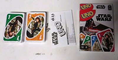 -Mattel Games UNO Star Wars Card Game for Kids & Family Themed Deck GPP00