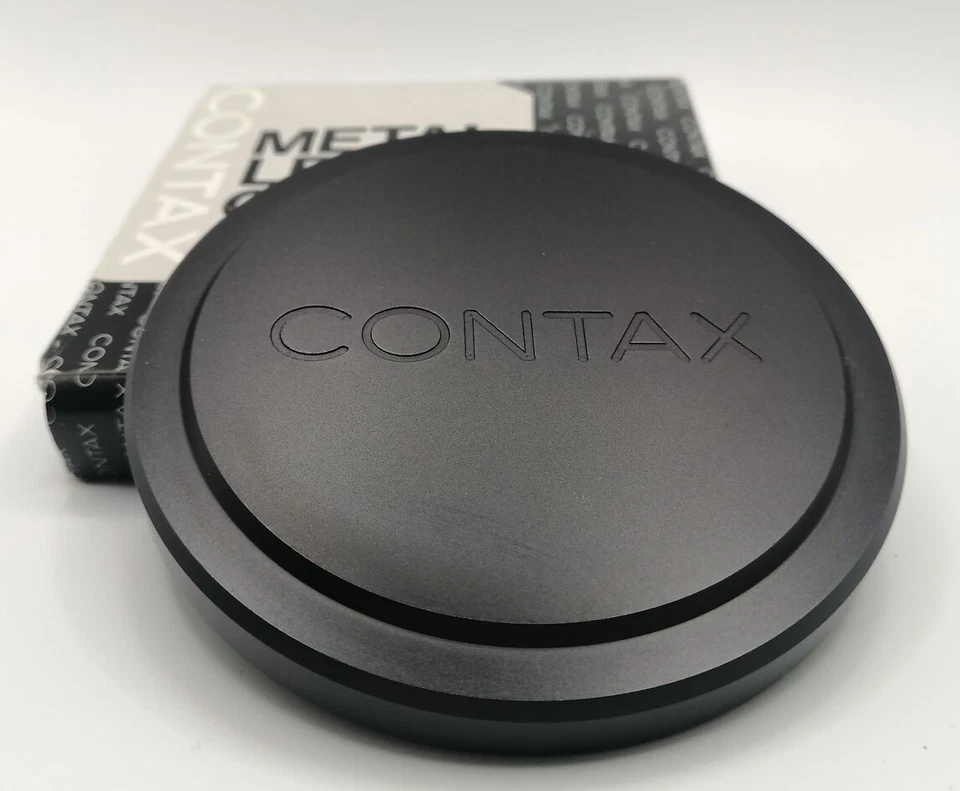 🎦VIDEO👀✨Unused✨ Contax Metal Lens Cap Black 89mm K-84 From JAPAN - Image 3 of 4