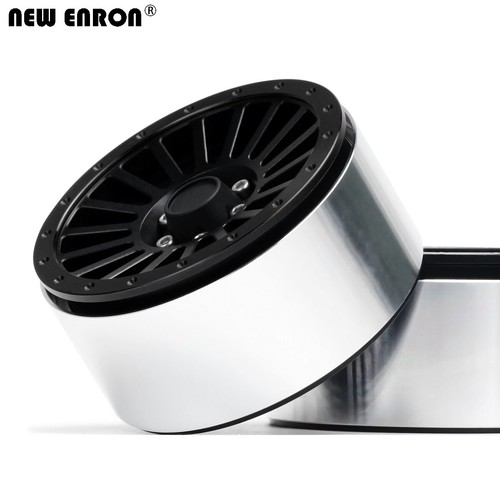 Cerchio ruota mozzo in alluminio 2,6" Beadlock 12 mm per RC 1/10 assiale RB10 Ryft KM YIKONG - Foto 40 di 144