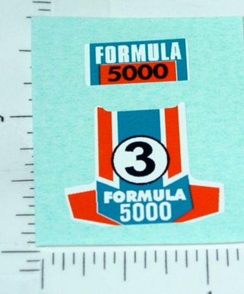 Superfast Matchbox #36 Formula 500 Sticker Set SF-36C1