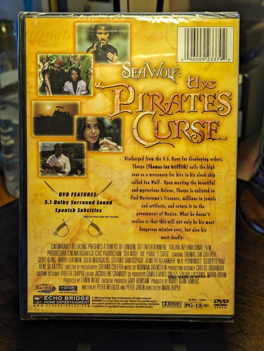 Seawolf: The Pirate's Curse (2001) DVD (PG-13) NEW/SEALED - Thomas