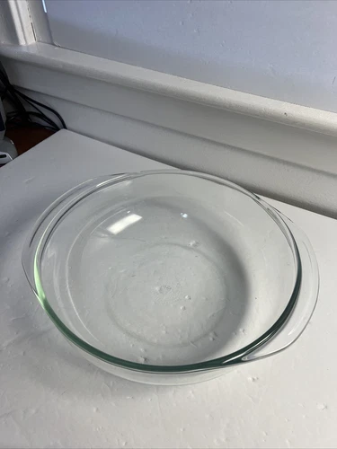 VINTAGE PYREX 026 3 Qt GLASS BAKING DISH/ROASTER BOTTOM WITH HANDLES