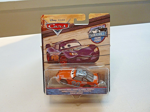 DISNEY PIXAR CARS THOMASVILLE RACING LEGENDS PONCHY WIPEOUT DIECAST VEHICLE NEW - Picture 1 of 6