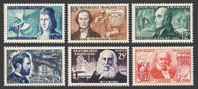 Prophila Collection Francia 1034,1036 (Completa Edizione) MNH ** MNH 1955 Saint-Simon, Marianne (Francobolli per i Collezionisti