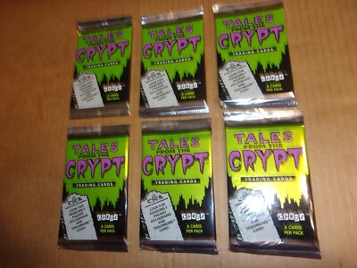 6 packs of Tales From The Crypt Trading Cards New Sealed Nice 1993 Cardz 8 per p