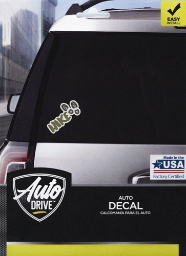 Auto Drive HIKE Boot Prints Auto Decal, Easy Install, BRAND NEW - Picture 2 of 7