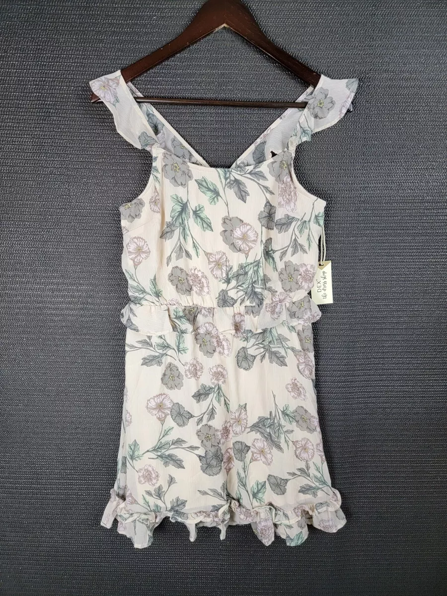 Dex dress size small womens casual polyester floral eBay