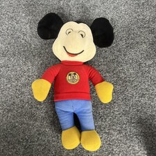 Mickey Mouse Club Vintage 1976 Plush Stuffed Animal Doll Knickerbocker Toy 12