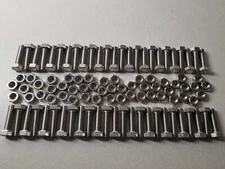 (50) 5/16 - 18 x 1-1/4 316 Stainless Steel Hex Cap Screws Bolts & Nuts FT F593G