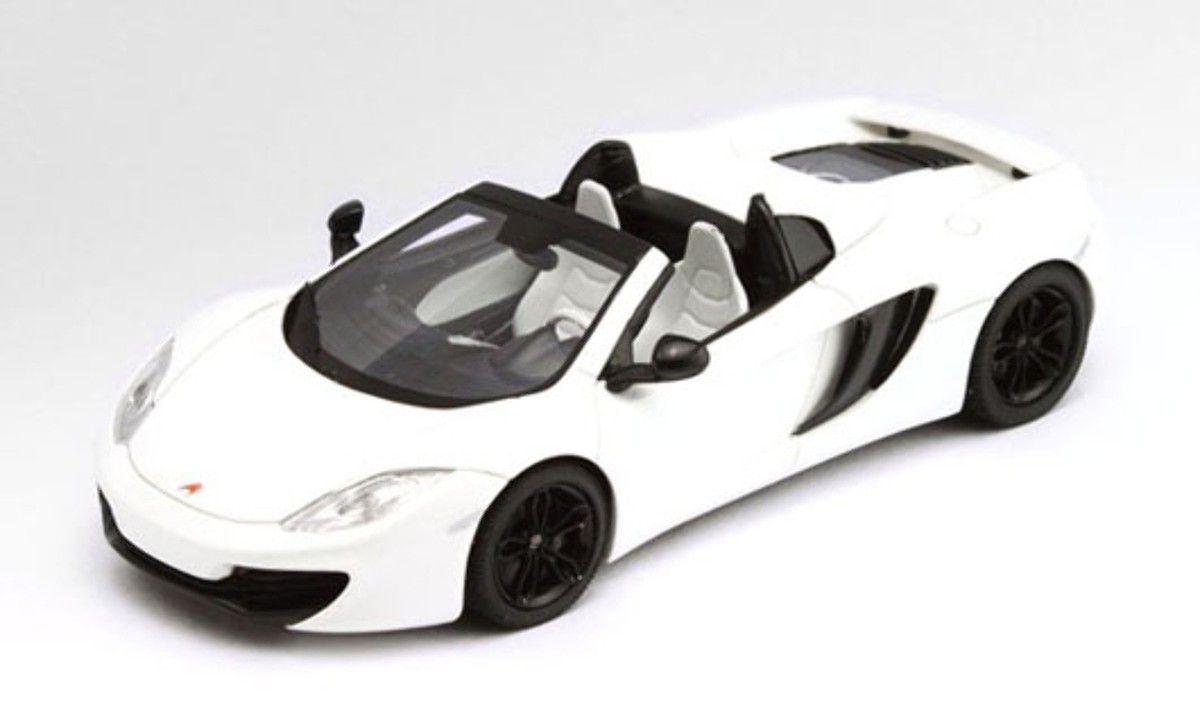 本物の McLAREN 1/43 TSM MP4-12C eBay | WHITE 2013 SPIDER 乗用車