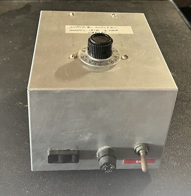 Superior electric 10 – B2 amp Variac Metal Box | eBay
