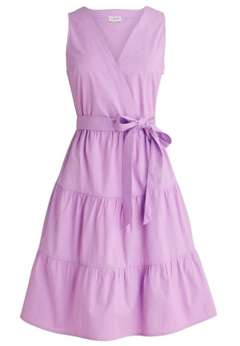 NWT! $148 Point Sur Women's Size 2 Faux Wrap Dress Blue Crinkle Chiffon  J.Crew | eBay