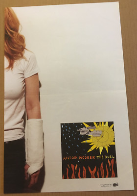 ALLISON MOORER 2004 PROMO POSTER for The Duel CD USA 11x17 Never Displayed
