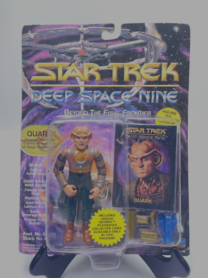 絶版品　プレイメイツ スタートレックディープスペースナイン DS9 Star Trek Deep Space Nine Quark Action Figure MOC Sealed DS9