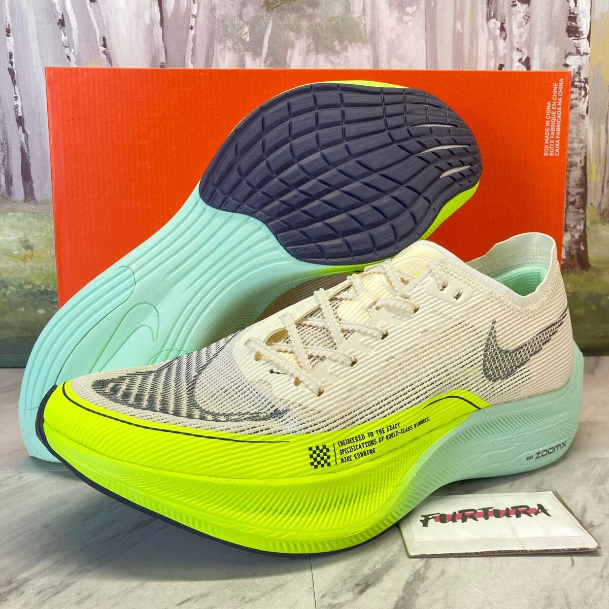 Nike ZoomX Vaporfly Next% 2 Coconut Milk DV9428-100 Men's Size 8 - 12 Shoes  #103