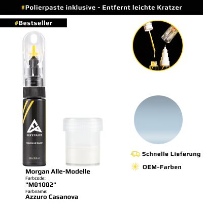 Touch Up Paint Pen For Morgan All Models Code: M01002 Azzuro Casanova