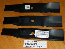 Cub Cadet 44'' Z Force 0 turn Mower Deck blades 3 01008616 USA MADE 02005020
