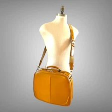 SAMSONITE BLACK LABEL BAYAMO LEATHER LAPTOP ATTACHE BAG