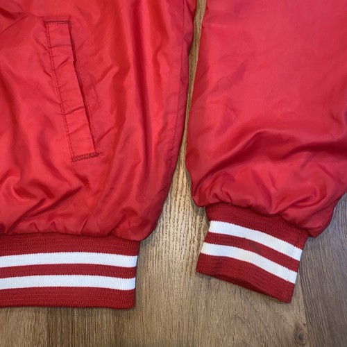 Vtg St Louis Cardinals Jacket Chalk Line Bomber coat 80s MLB Baseball Mens Large - Picture 12 of 14