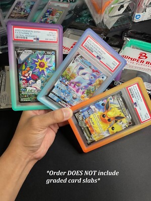 3x PSA Graded Bumper Guards Card Slab Protectors by Bumper Boyz