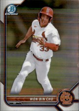 2022 BOWMAN DRAFT CHROME ST.LOUIS CARDINALS - WON-BIN CHO #BDC-65