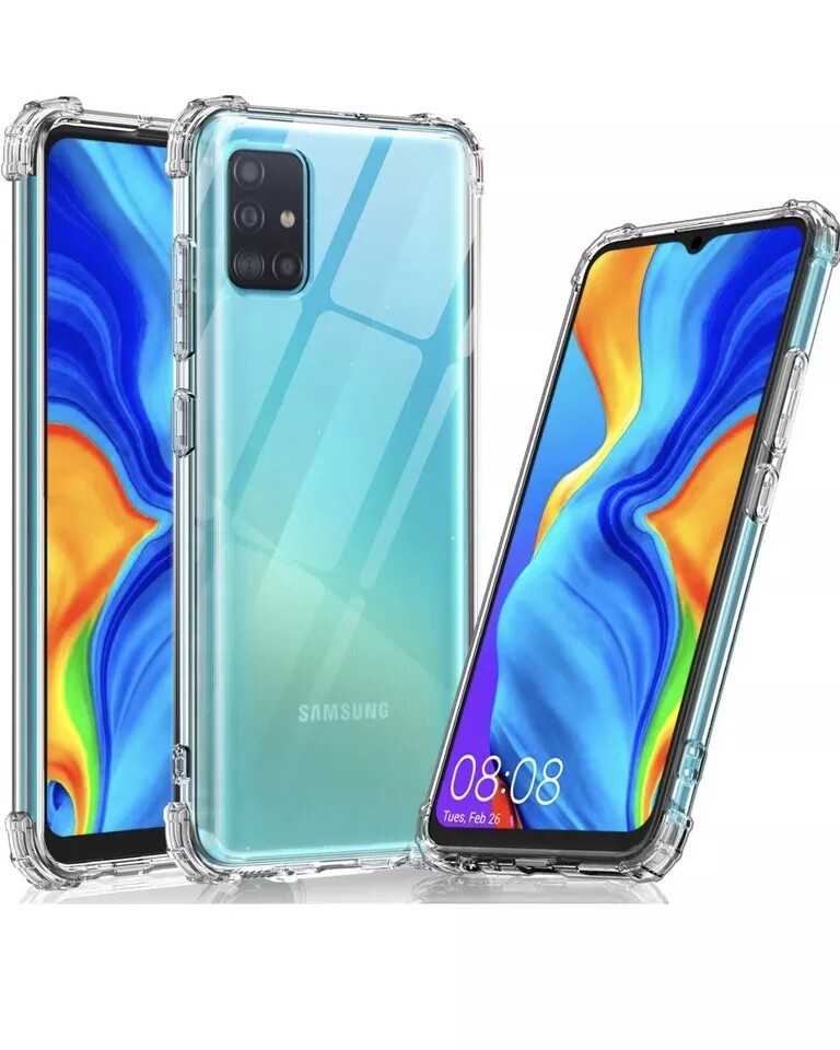 For Samsung Galaxy A71 2019 Clear Case ShockProof Thick TPU Slim