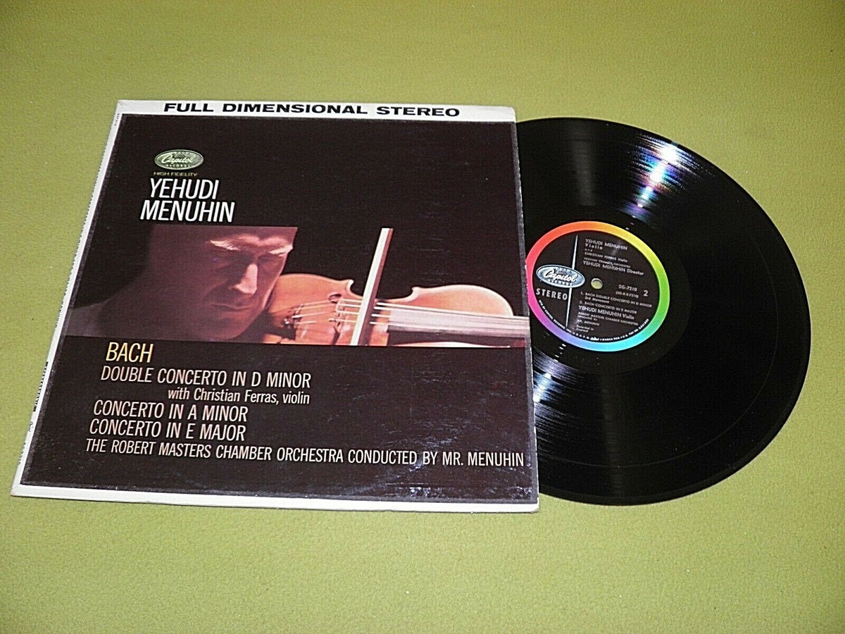 Ferras / Menuhin / Bach - Double Concerto USA 1960 Capitol SG 7210