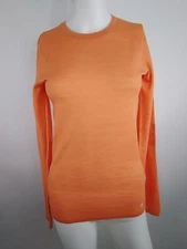 SmartWool Women Intraknit Thermal Merino Baselayer Crew Apricot Medium 19284-N85