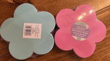 Lot Of 3 Creatology Flower Foam Pieces- 45 Total Spring Summer Crafts Pink/Aqua