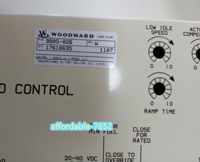 2301A 9905-026 Woodward controller Brand New by DHL or Fedex fast Shipping