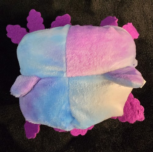 TeeTurtle Reversible Pink Purple Plush Happy Mad Mood Soft Stuffed Animal - Picture 3 of 5
