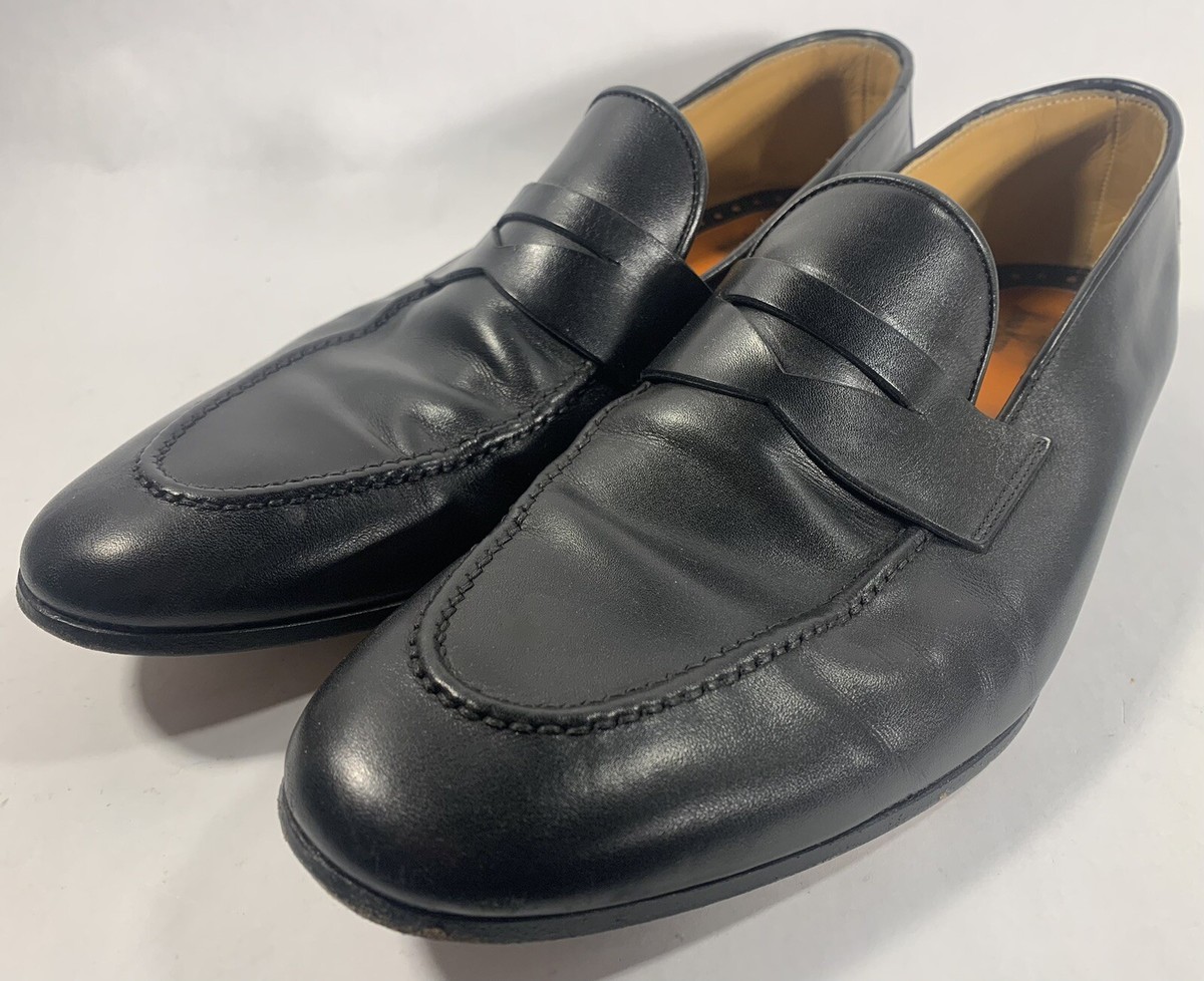 Magnanni for N. Marcus Penny Loafers Mens Slip-On Shoes Sz  display picture 3