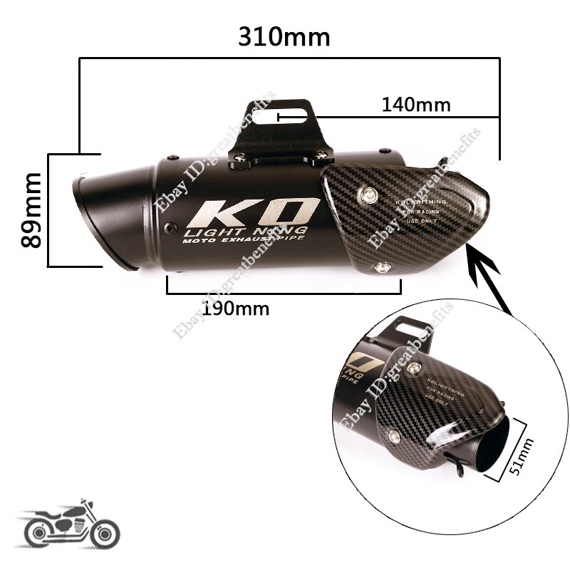 Silenciador de escape de enlace medio antideslizante para Kawasaki Ninja ZX10R 2004 2005 Foto 2 de 4