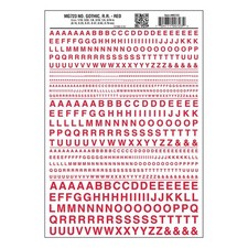 Woodland Scenics MG723 WOOU0723 Gothic R.R. Buchstaben Rot 1/16-5/16 (US IMPORT)