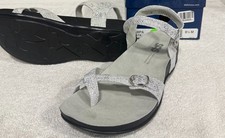 SAS Pampa Plata 9.5 Medium Women's Sandal New In Box Save Big