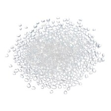 Round Fire Glass Beads, Vase Fillers for Fish Tank Aquarium 3-6mm 500g Clear